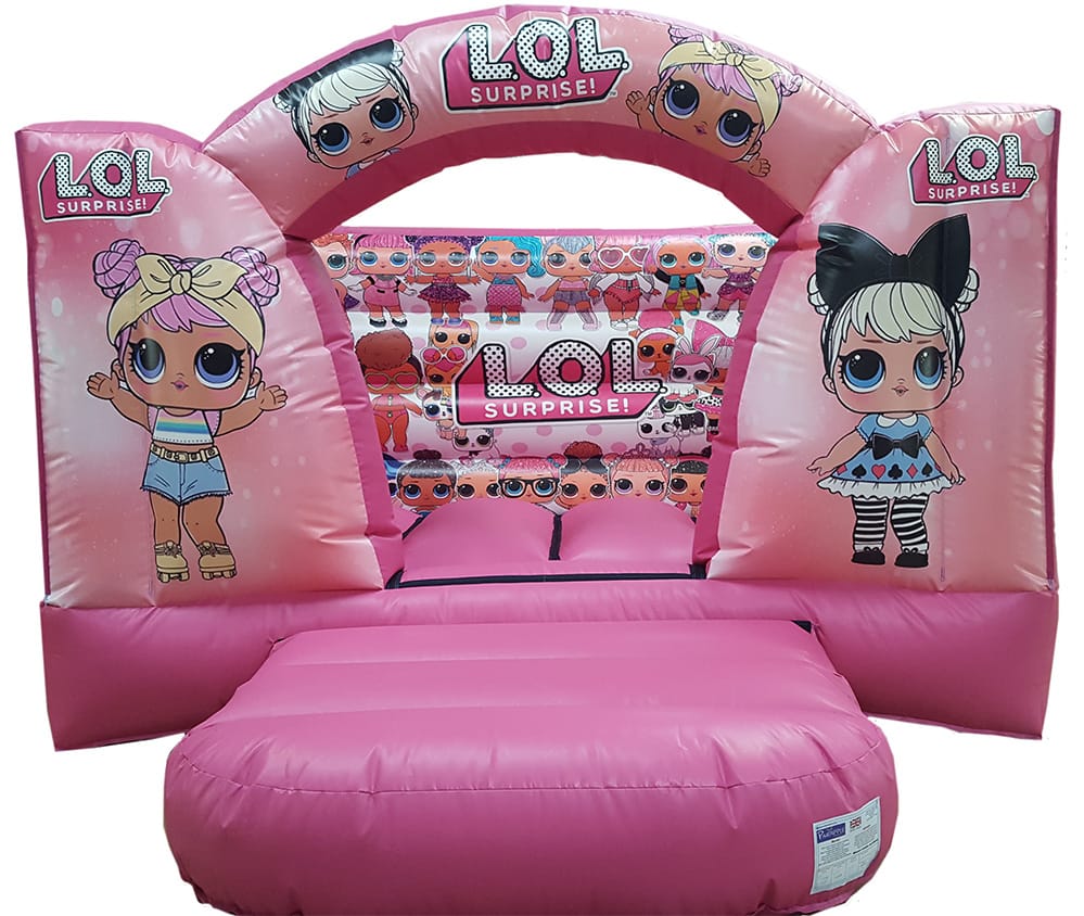 Pink Surprise Dolls Bouncy Castle