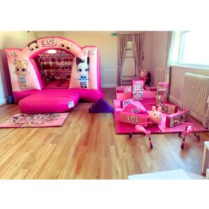 LOL Surprise dolls bouncy castle and soft play package hire