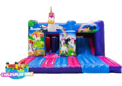 Unicorn Bouncy Castle Multiplay