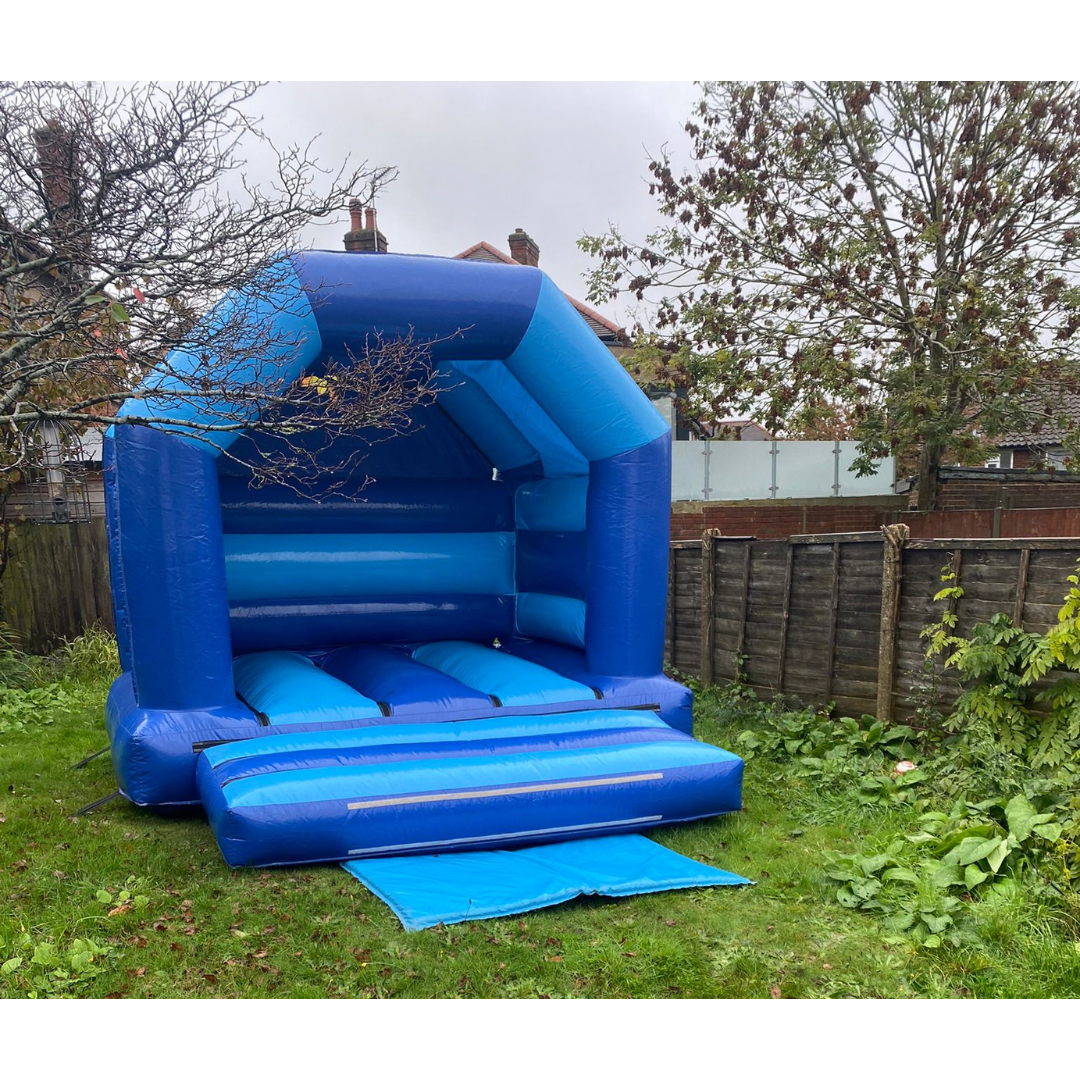 Shades of Blue Bouncy Castle 10x10ft
