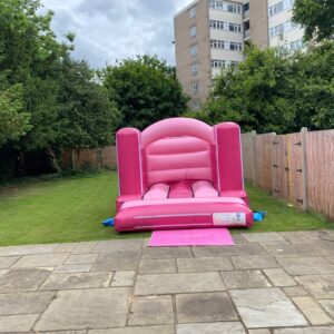 pink toddler castle hire