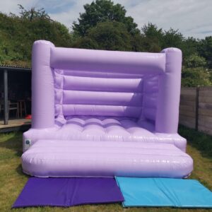 Lilac Pastel Bouncy Castle Hire