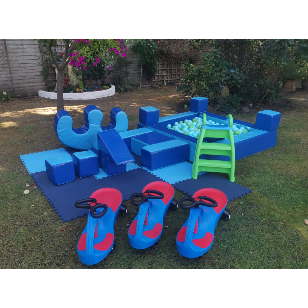 Shades of Blue Soft Play Package