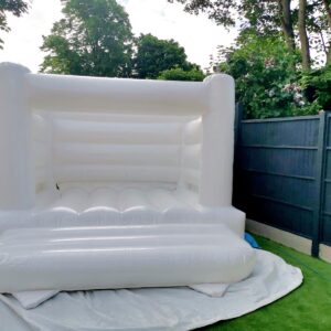 white bouncy castle hire London