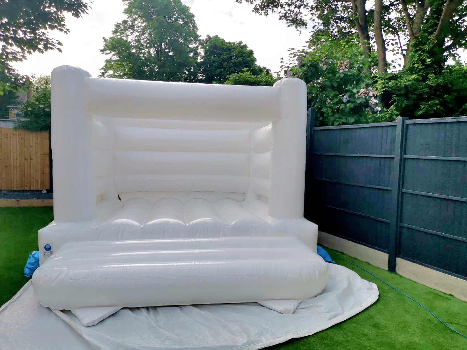 white bouncy castle hire London