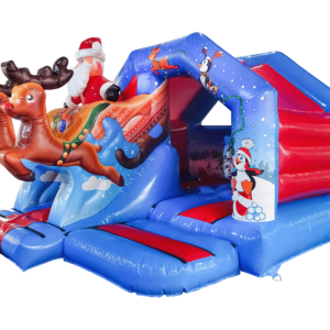 Christmas Front Slide Bouncy Castle Hire