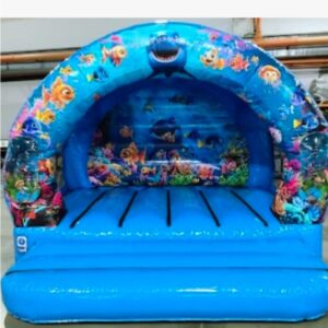 Ocean themed bouncy castle hire
