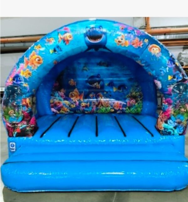 Ocean themed bouncy castle hire