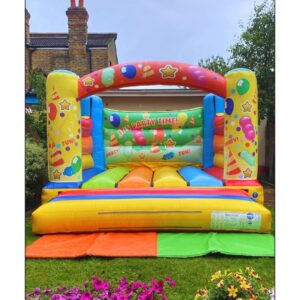 Yellow Party Time Bouncy Castle