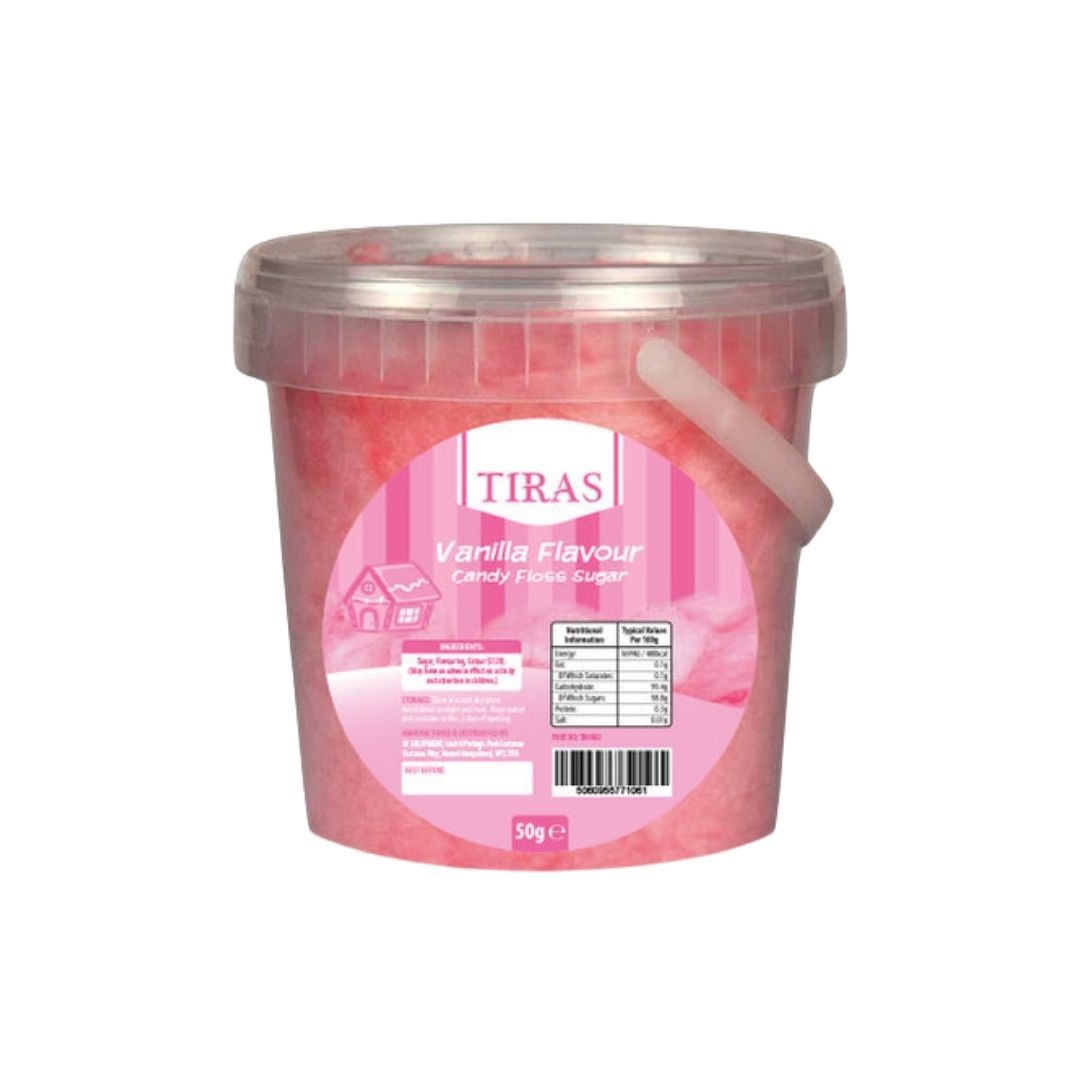 Pink vanilla candy floss