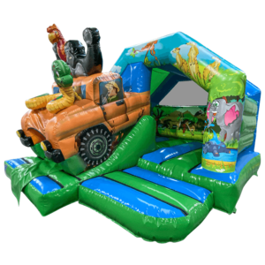 3D Safari Bouncy Castle 15X12ft