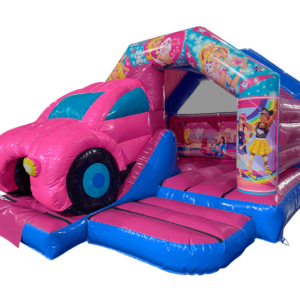 3D Pink Front Slide Dream Car 15x12ft