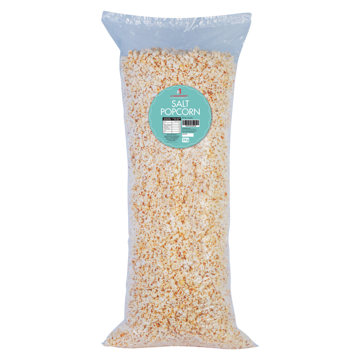 Pre-filled Popcorn 2kg, 2.5kg, 3kg, 3.4kg Packets