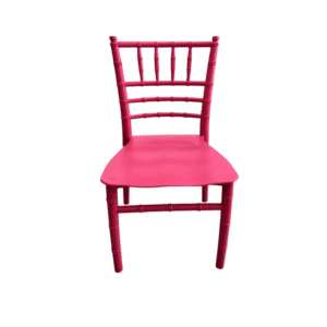 Dark pink chiavari chair