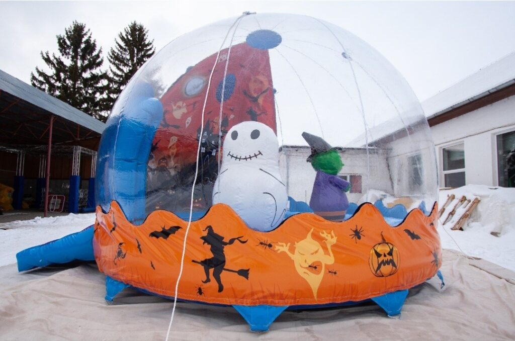 Halloween snow globe. Childsplay Hire
