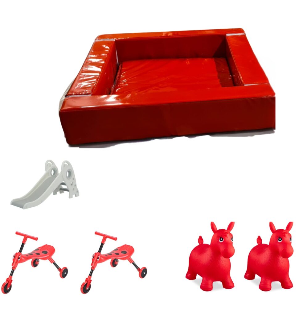 Red ball pit package