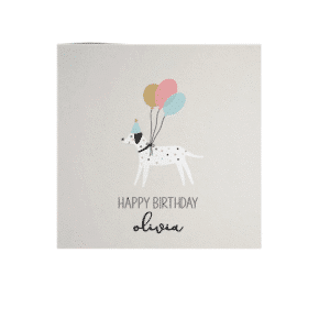 Happy Birthday Dog Card