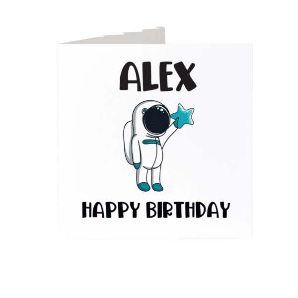 Astronaut Birthday Card