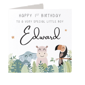 Birthday Cards Happy 1st Birthday Personalised Card