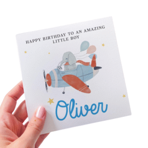 Birthday Cards Personalised Aeroplane Birthday Card