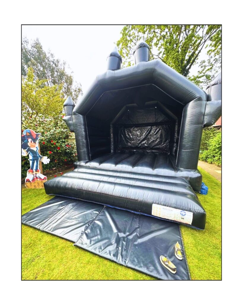 Black Bouncy Castle Hire