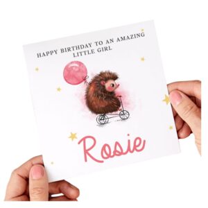 Birthday Cards Hedgehog personalised birthday card