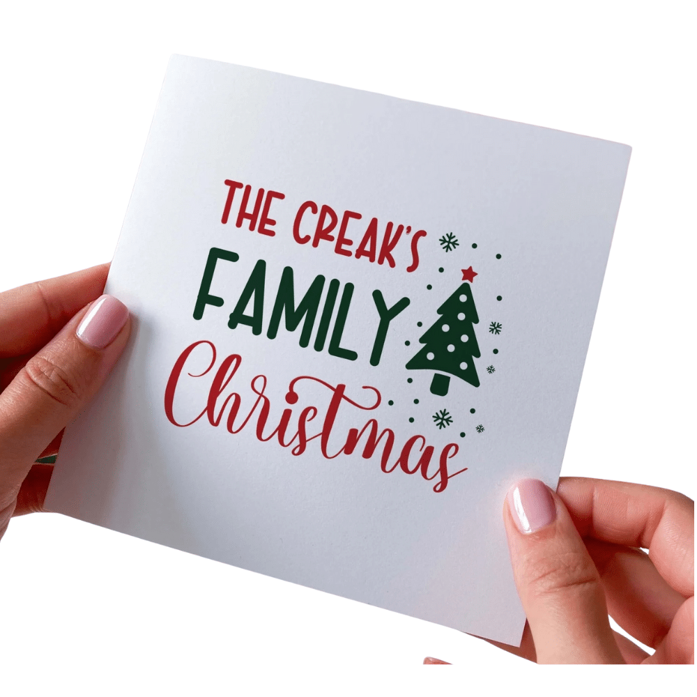 Personalised Christmas cards