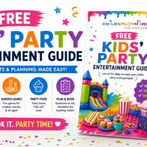 Free Kids’ Party Entertainment Guide. Image generated by AI