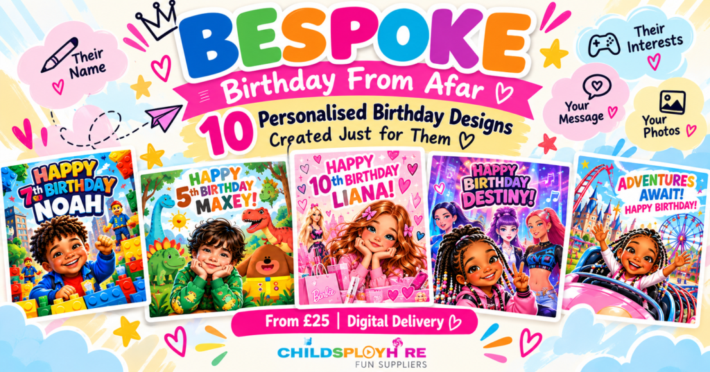Bespoke Birthday From Afar Message. Generated by AI