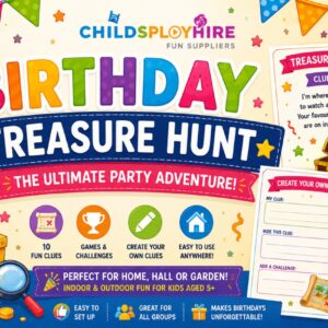 Birthday Treasure hunt game. Image generated by AI