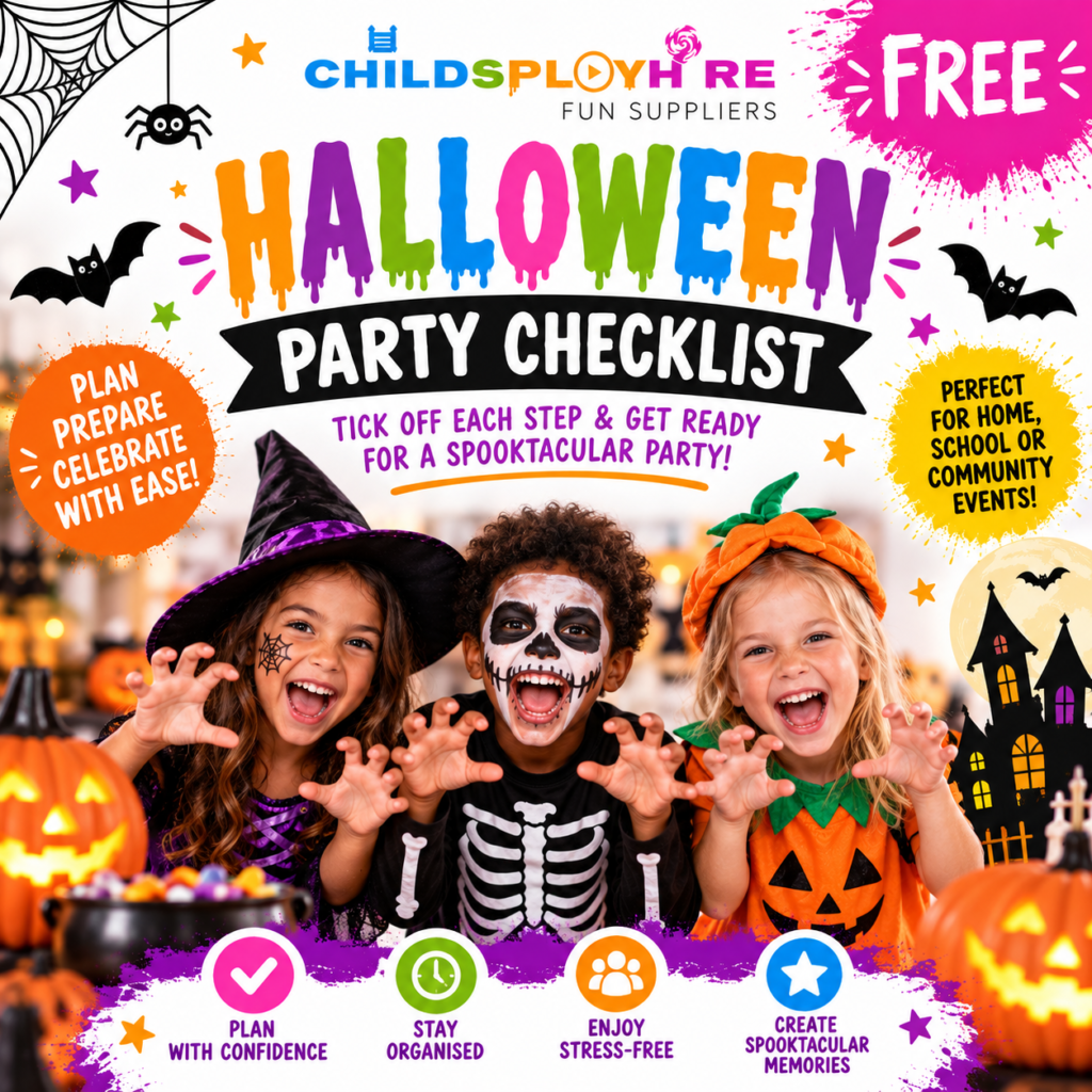 Halloween Party Checklist. Image generated by AI