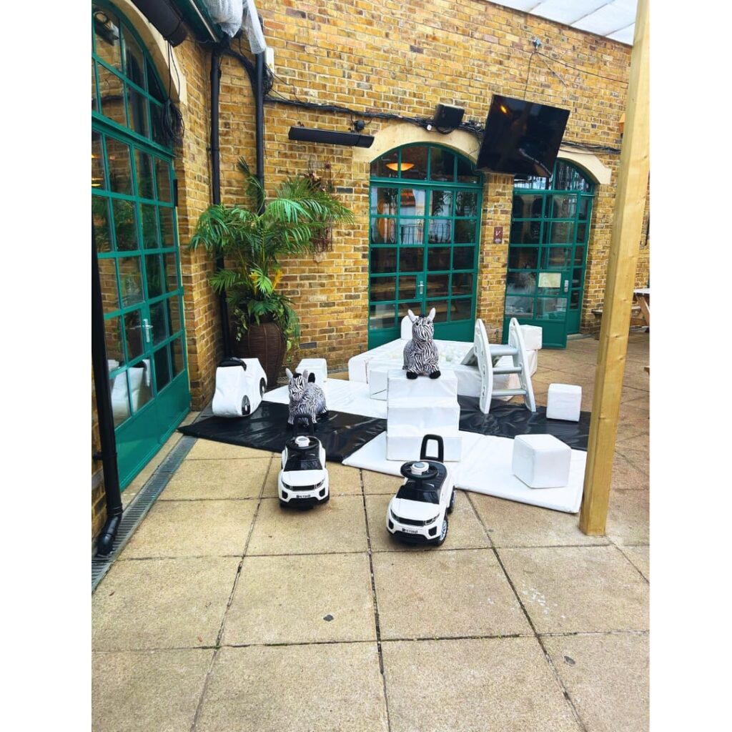 White soft play package hire