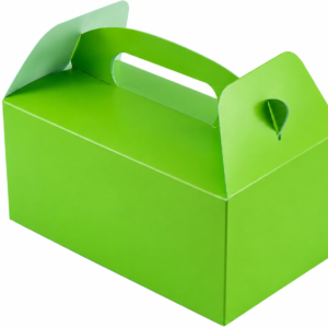Green party box. Image generated by AI