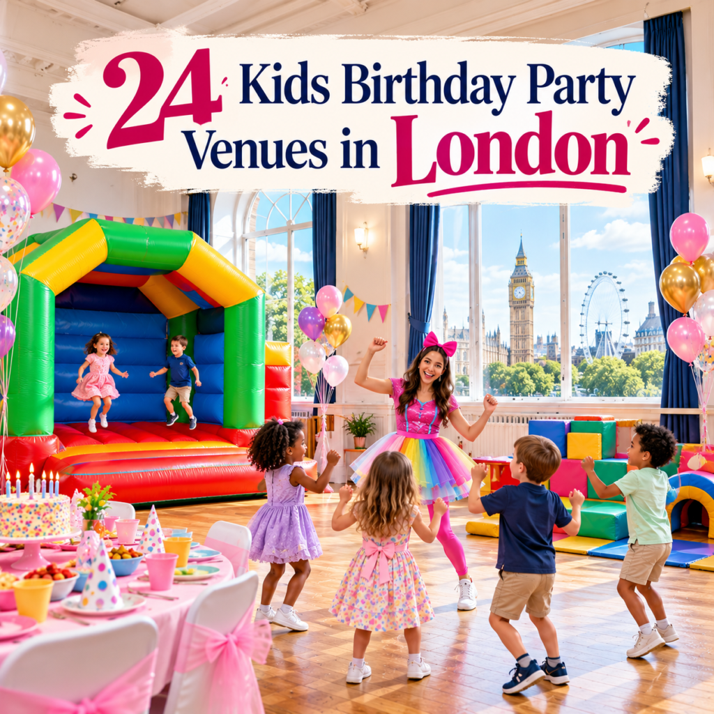 24 Kids venues in London. Image generated by AI