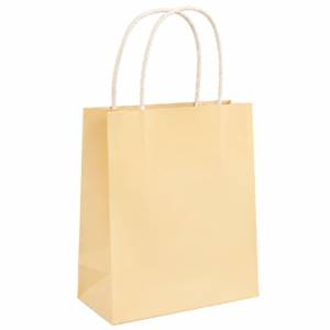 Ivory party bag. Image generated by AI