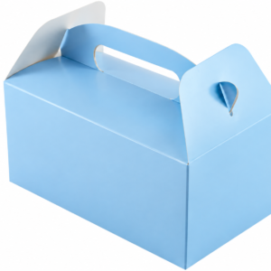 Light blue party box. Image generated by AI